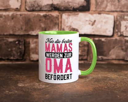 Beste Mama wird zur Oma befördert | Großmutter lustiger Spruch Geschenk Familie