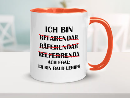 Ich bin bald Lehrer | Rechtschreibfehler lustig Humor Geschenkidee Geschenk