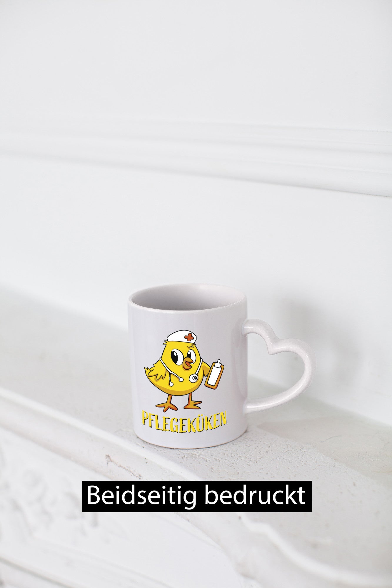 Pflegeküken | Küken Stethoskop Geschenk Humor Geschenkidee lustiger Spruch Tasse