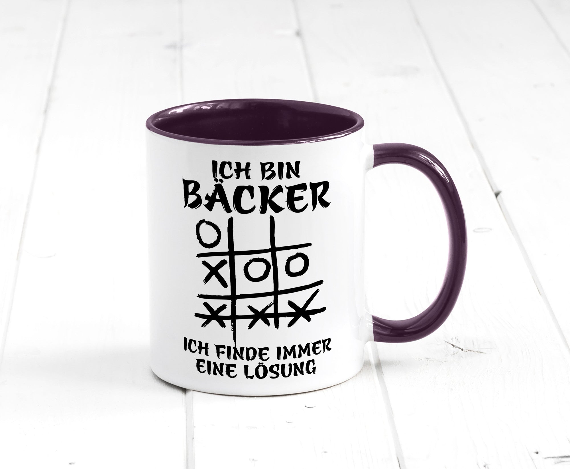 Ich bin Bäcker finde immer eine Lösung | Meister lustig Humor Geschenkidee