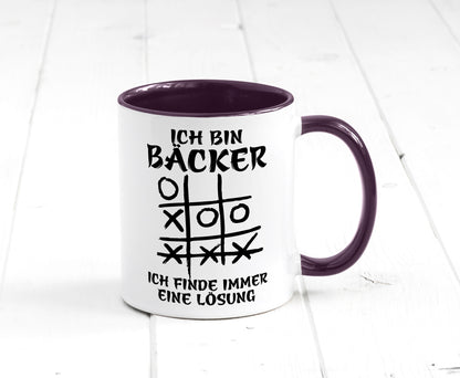 Ich bin Bäcker finde immer eine Lösung | Meister lustig Humor Geschenkidee