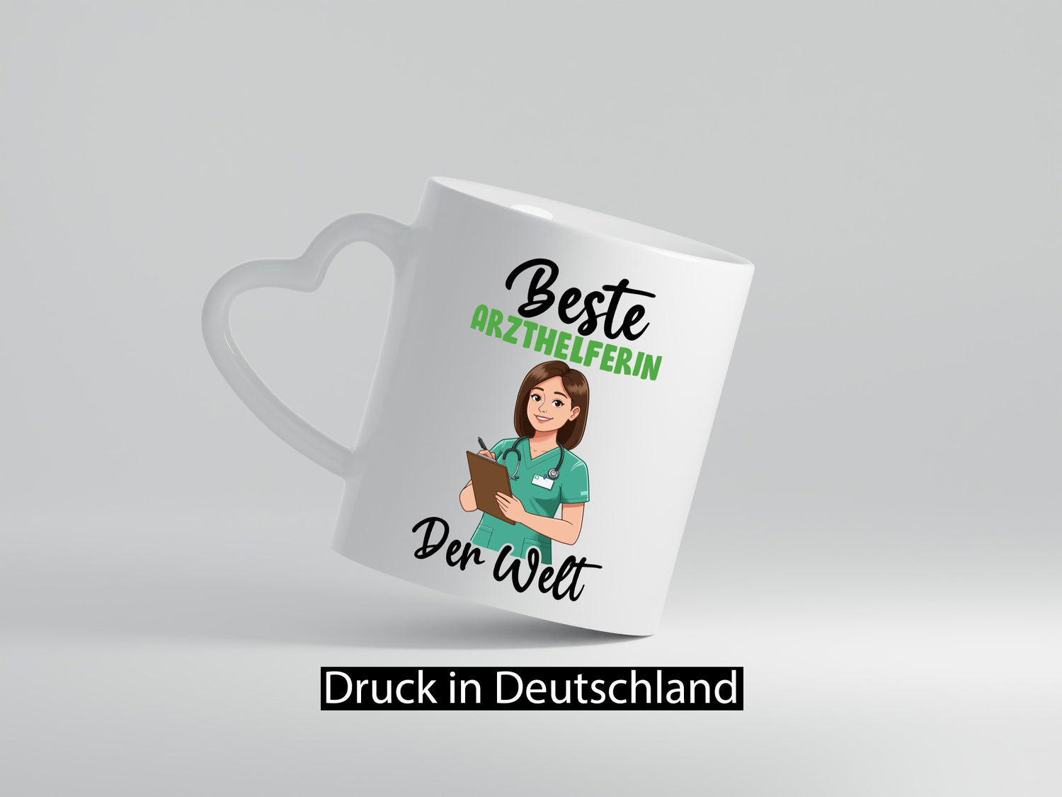 Beste Arzthelferin | Fachangestellte Medizin v2 Geschenkidee Humor Tasse