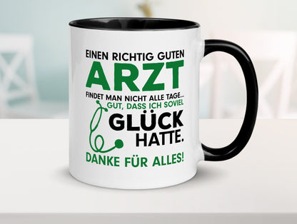 Richtig guter Arzt | Dankeschön Tasse Ã„rzte Spruch Geschenk Humor Geschenkidee
