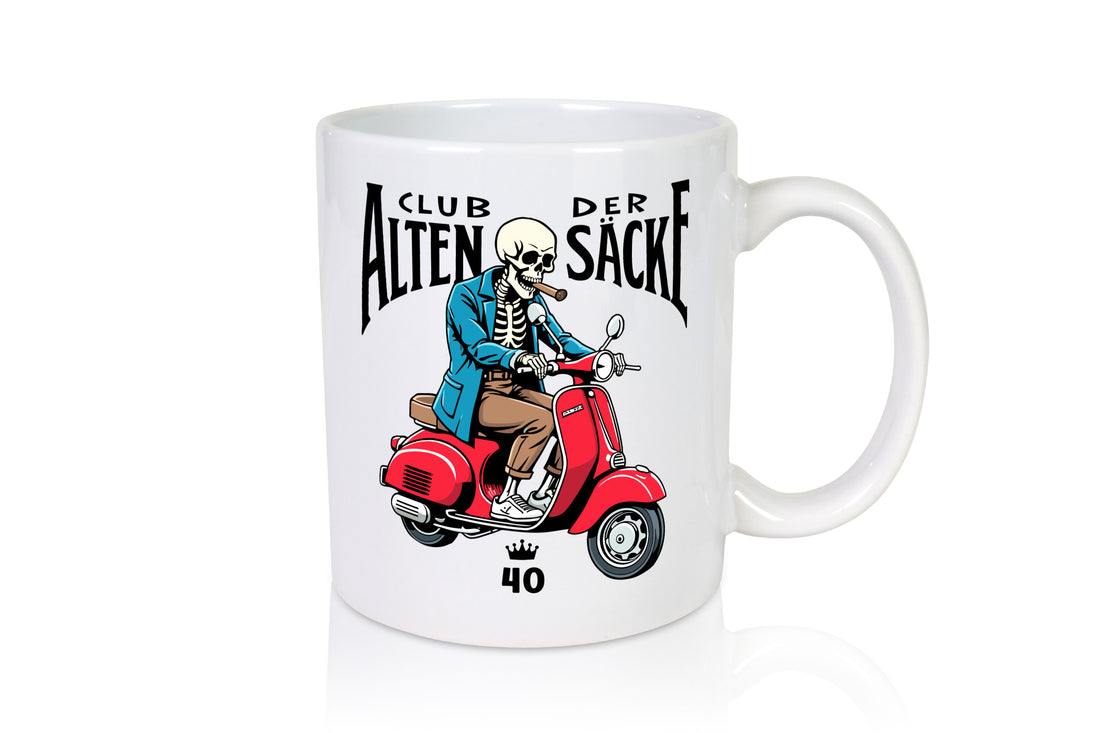 40. Geburtstag | 40 Jahre Club der alten Säcke v2 Geschenkidee Humor Tasse