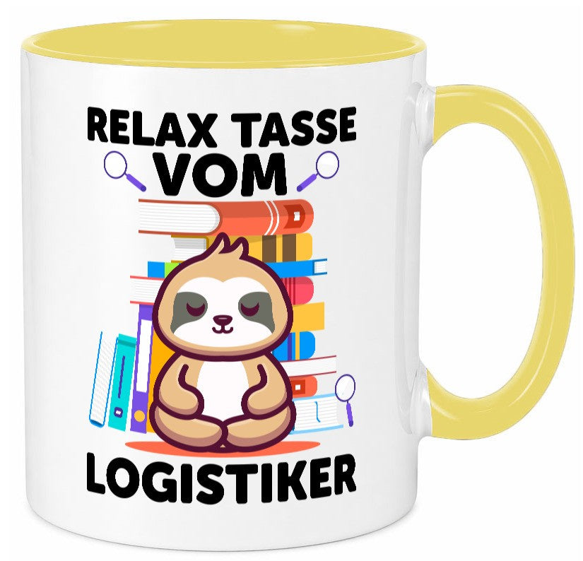 Relax Tasse: Logistiker | Beruf Logistik lustig Arbeit Kollegen Büro Geschenk