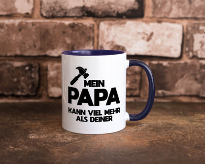 Mein papa kann viel mehr als deiner | Bester lustiger Spruch Geschenk Humor