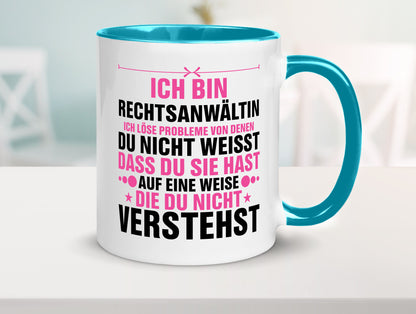 Löse Probleme: Rechtsanwältin | Jurstin Anwältin v2 Geschenk Humor Geschenkidee