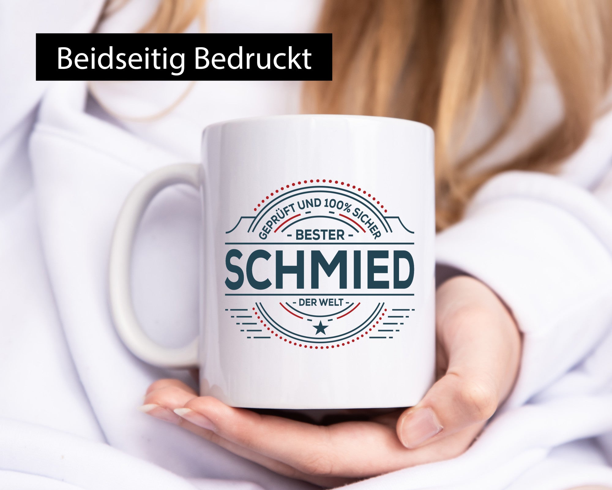 Geprüft und sicher: Schmied | schmieden lustiger Spruch Geschenk Humor