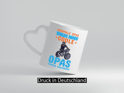 Coole Opas fahren Motorrad | Spruch Tasse Großvater Geschenk Familie