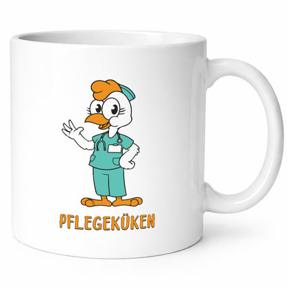 Pflegeküken | Küken-Krankenschwester-Pfleger-Humor-Geschenkidee Tasse