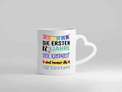 Die ersten 70 Jahre der Kindheit | 70. Geburtstag Rentner Humor Ruhestand
