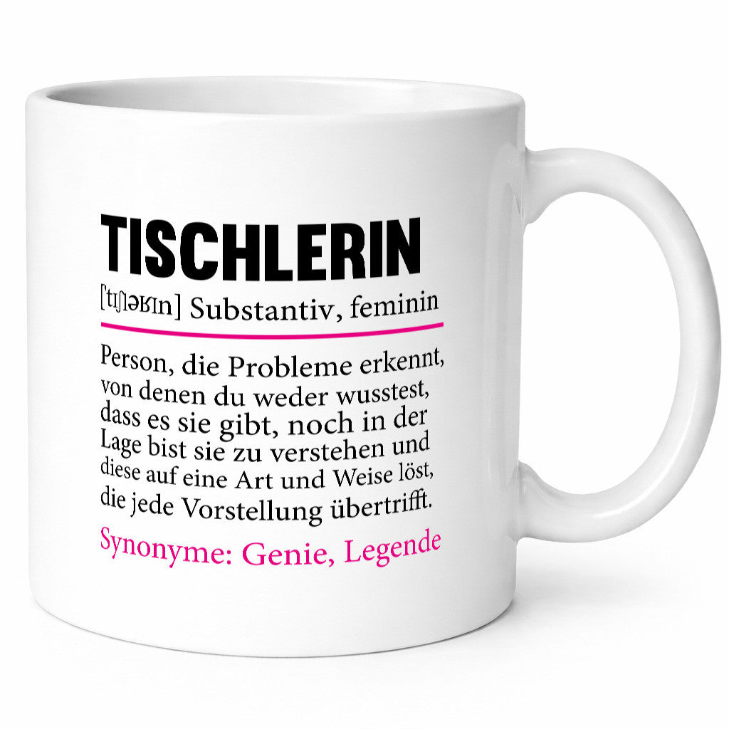 Tischlerin | Tischlerei Humor Spruch Beruf Arbeit Kollegen Büro Geschenkidee