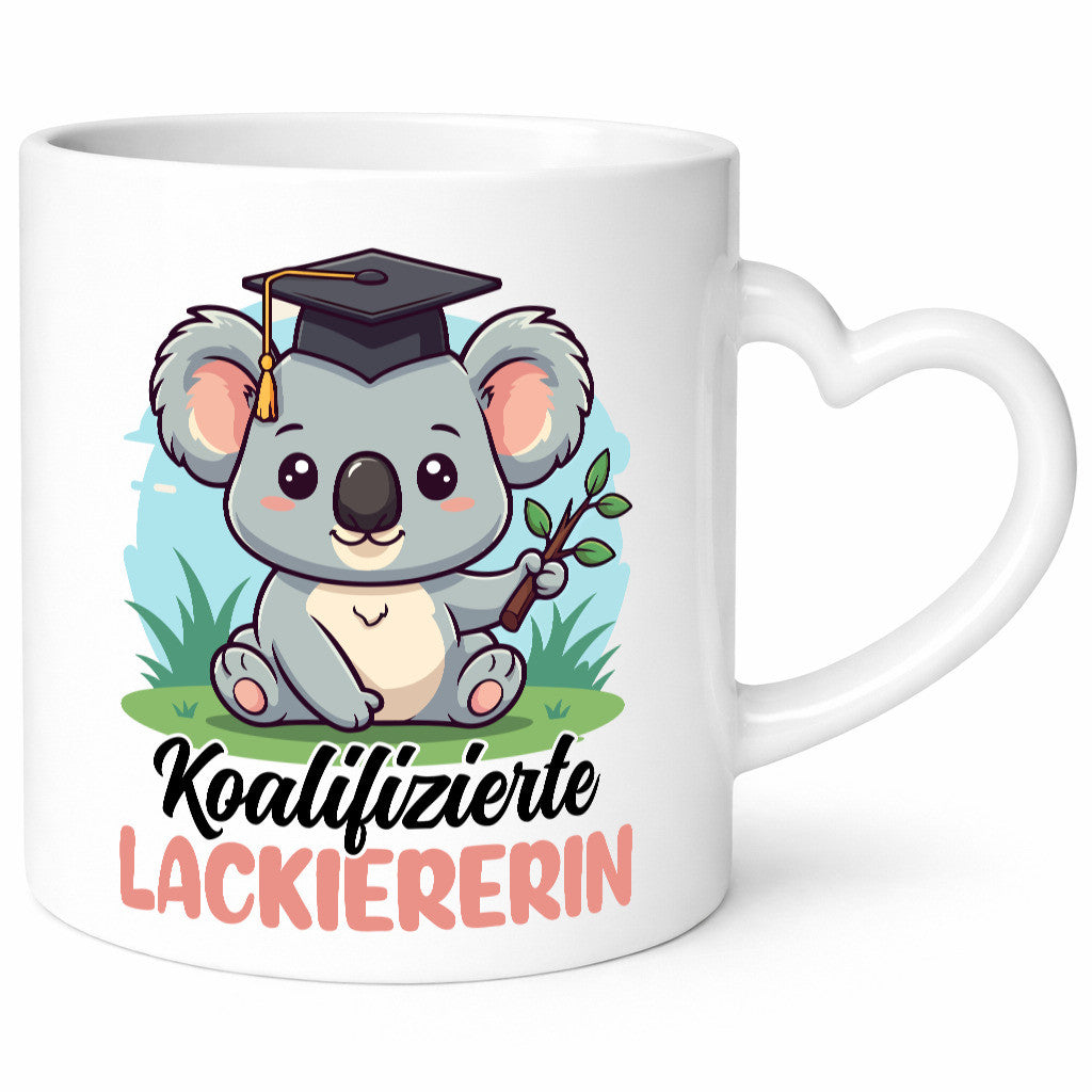 Koalifizierte Lackiererin | lackieren Geschenkidee Humor Tasse