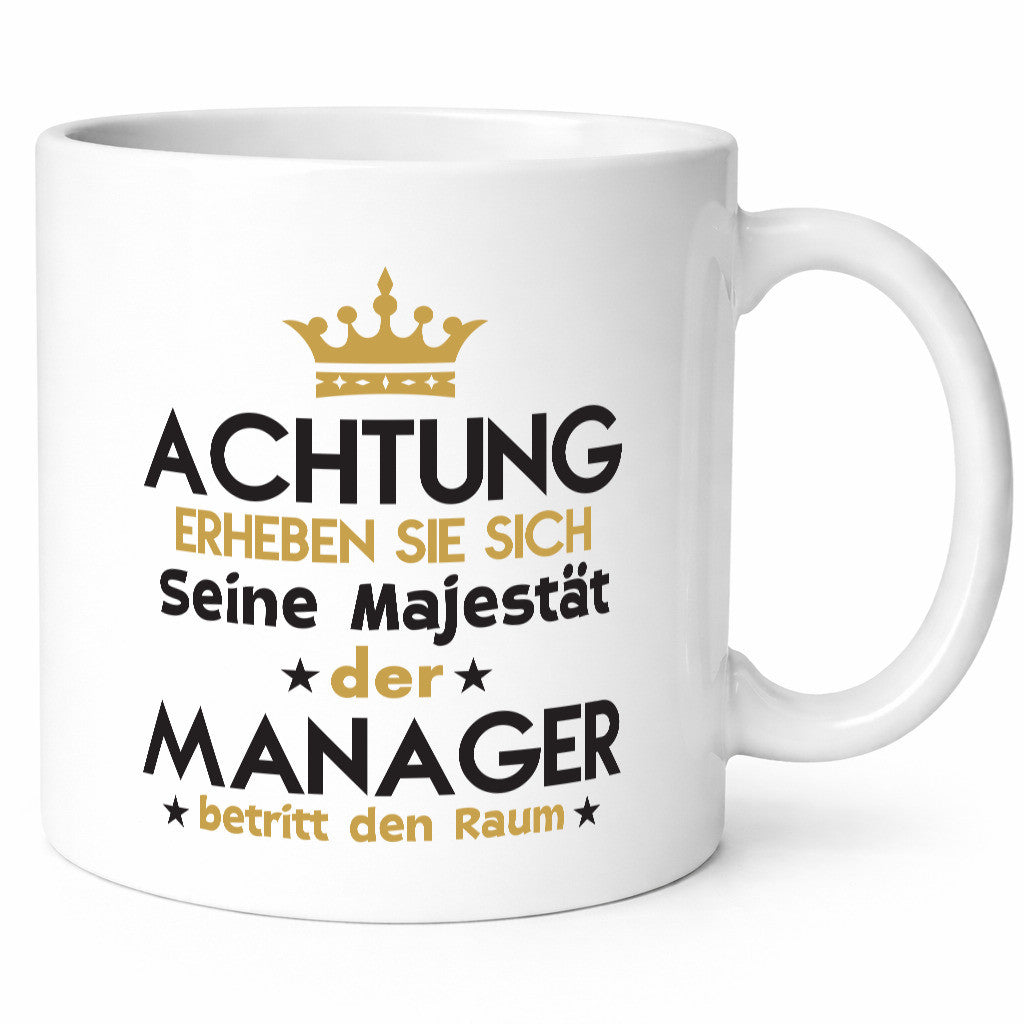 Seine Majestät Manager | Management Geschenk Humor Geschenkidee lustiger Spruch
