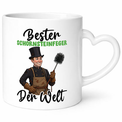 Bester Schornsteinfeger | Kaminkehrer lustig Humor Geschenkidee Geschenk Tasse