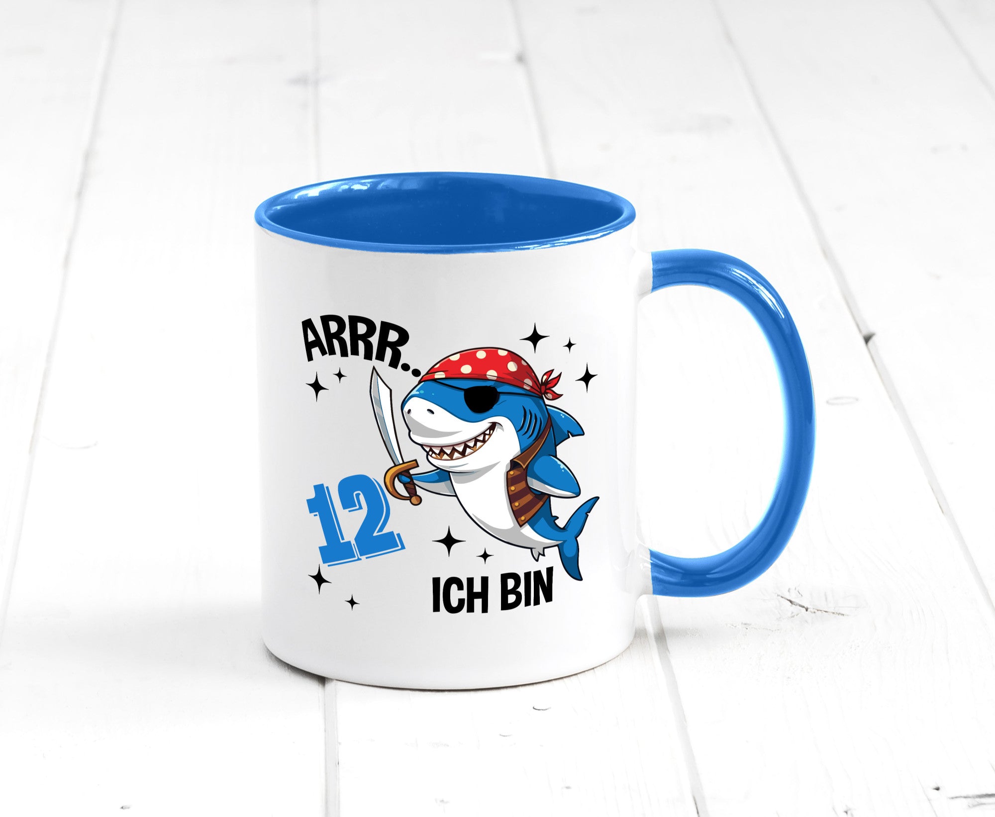 12. Geburtstag | 12 Jahre Arr Pirat Hai Piraten Geschenk Geschenkidee lustiger