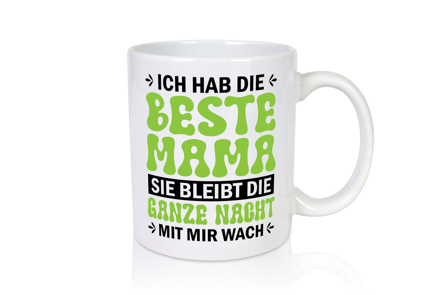 Beste Mama | Wach bleiben Filmeabend mit Humor Familie Geschenkidee Tasse