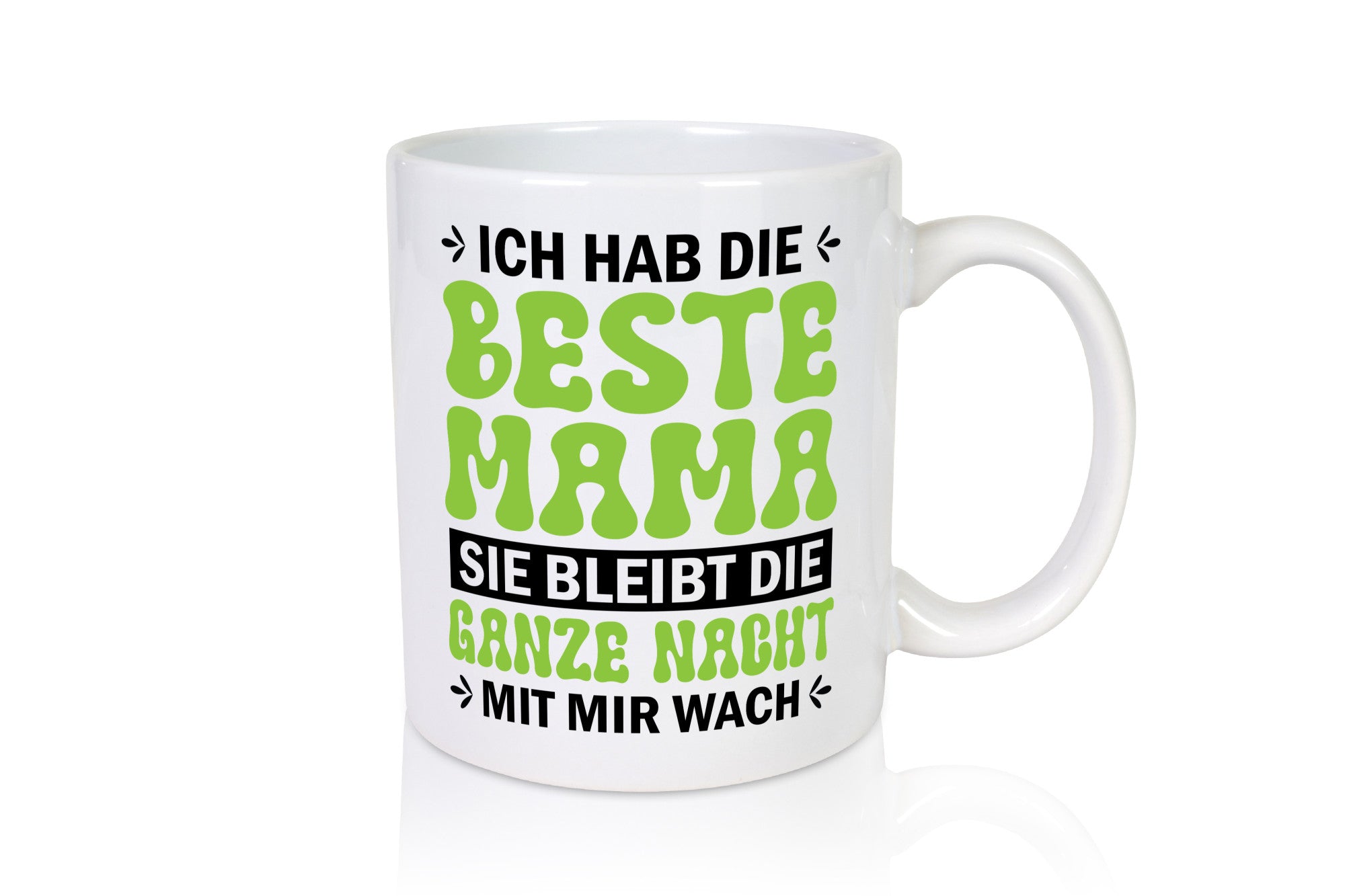 Beste Mama | Wach bleiben Filmeabend mit Humor Familie Geschenkidee Tasse
