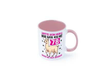 78. Geburtstag | 78 Jahre Lama gut aussehen Geschenk Geschenkidee lustiger