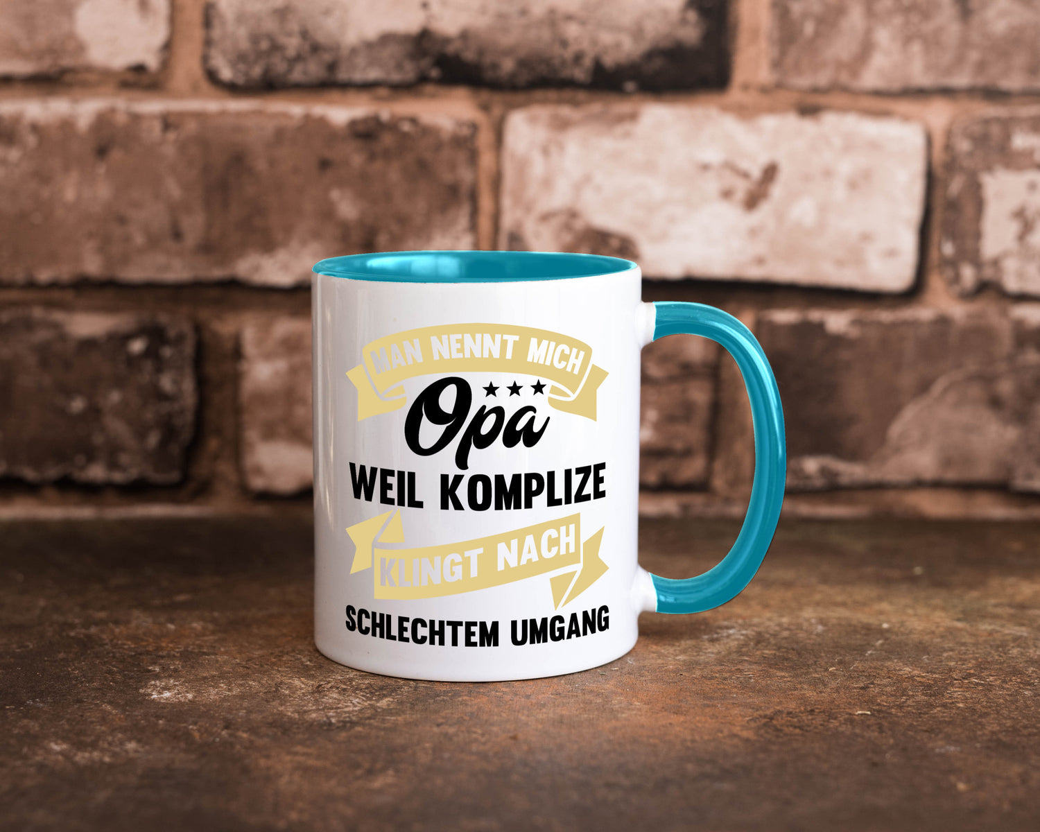 Man nennt mich Opa | Bester der Welt Humor Familie Geschenkidee Tasse