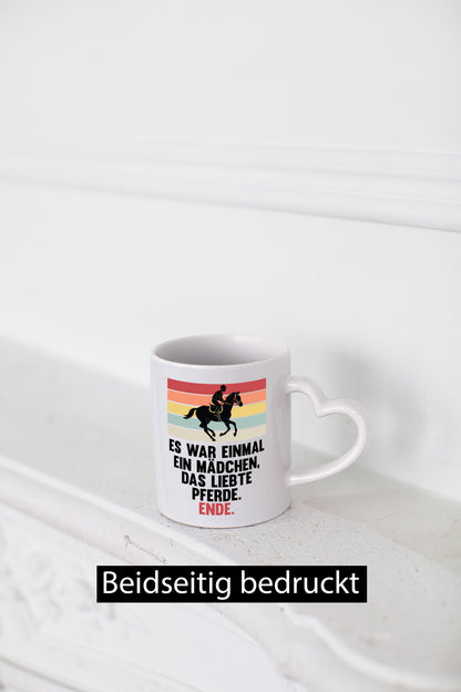 Es war einmal ein Mädchen das Liebte Pferde | lustig Humor Geschenkidee