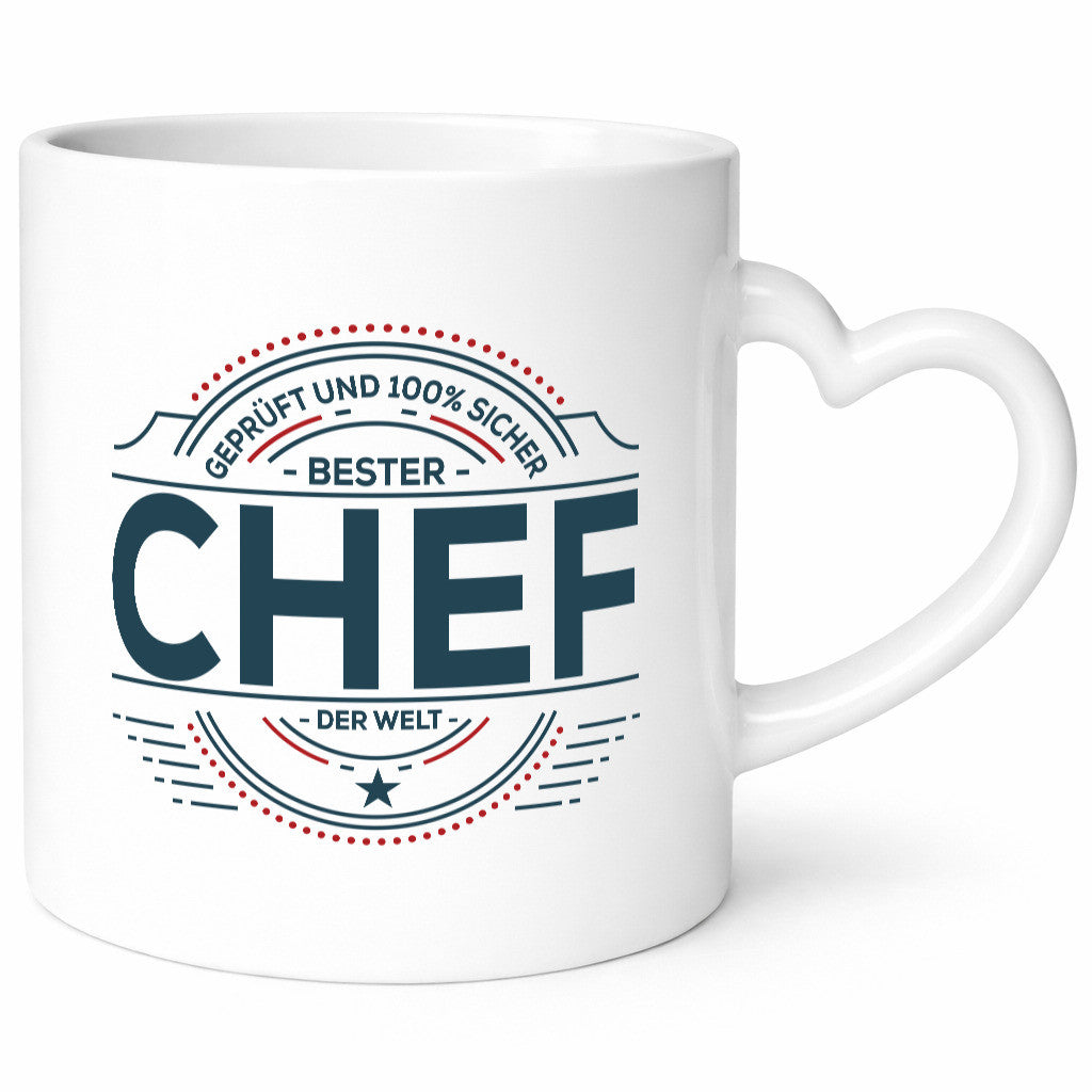 Geprüft und sicher: Chef | Führungskraft Vorgesetzter lustig Arbeit Kollegen