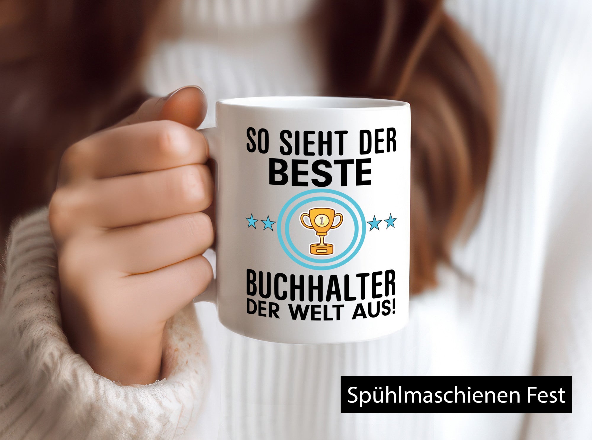 Bester Buchhalter | Büro Kollegen Beruf Geschenk Arbeit lustiger Spruch Tasse