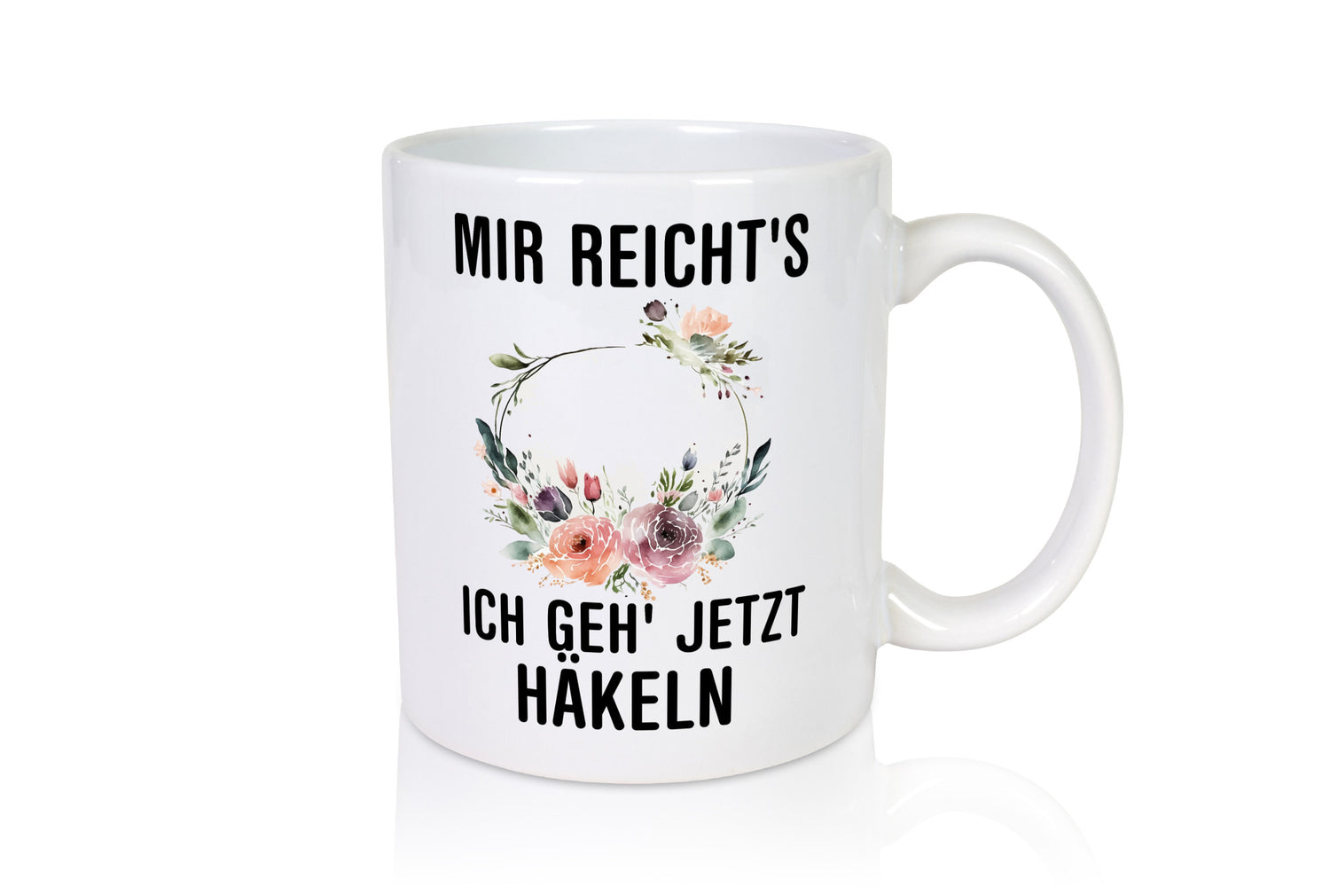 Ich geh` jetzt häkeln | Häkelzubehör Freundin Geschenkidee Humor Tasse