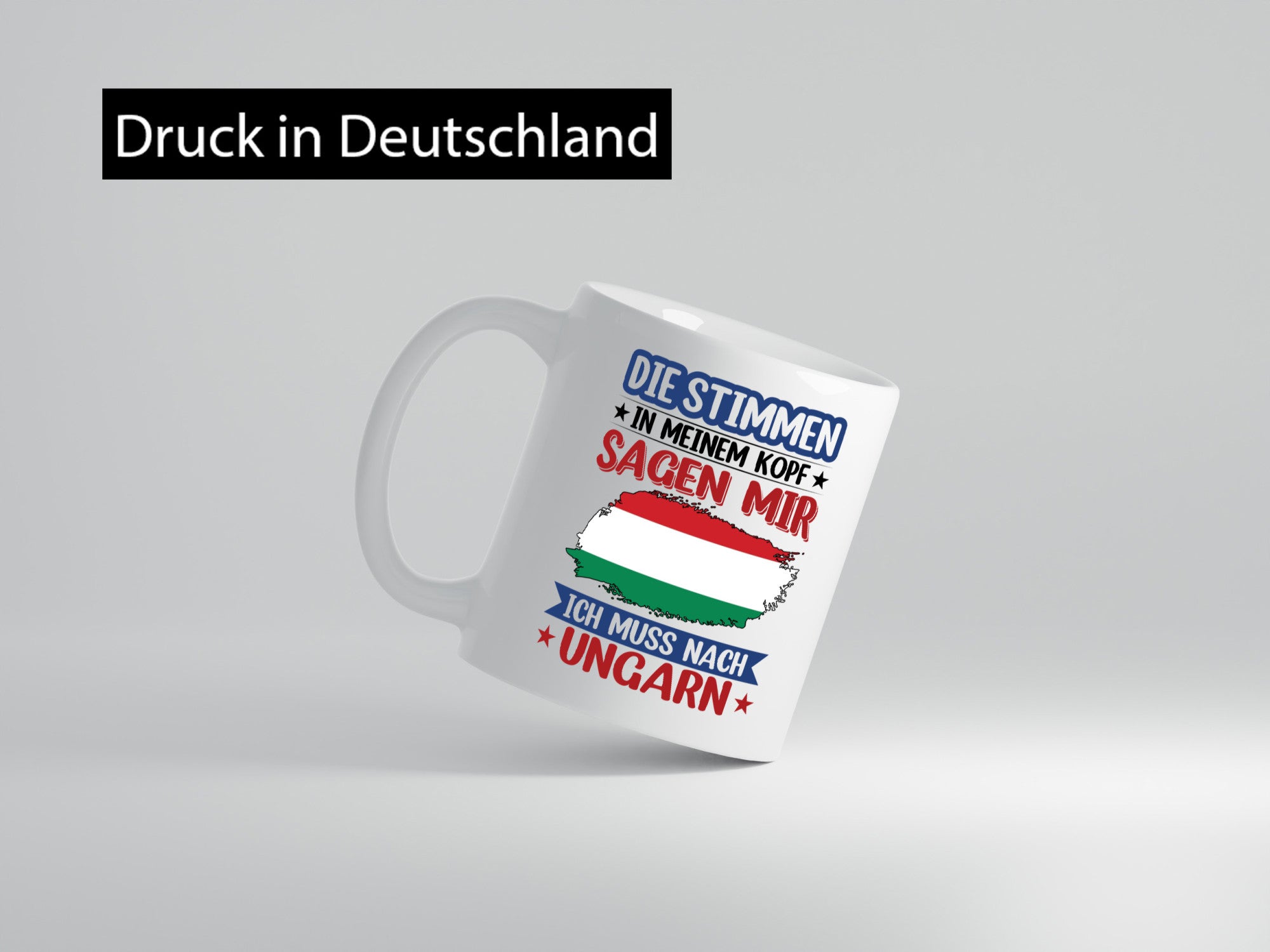 Ungarn | Urlaub Stimmen in meinem Kopf Traumland v2 Geschenkidee Humor Tasse