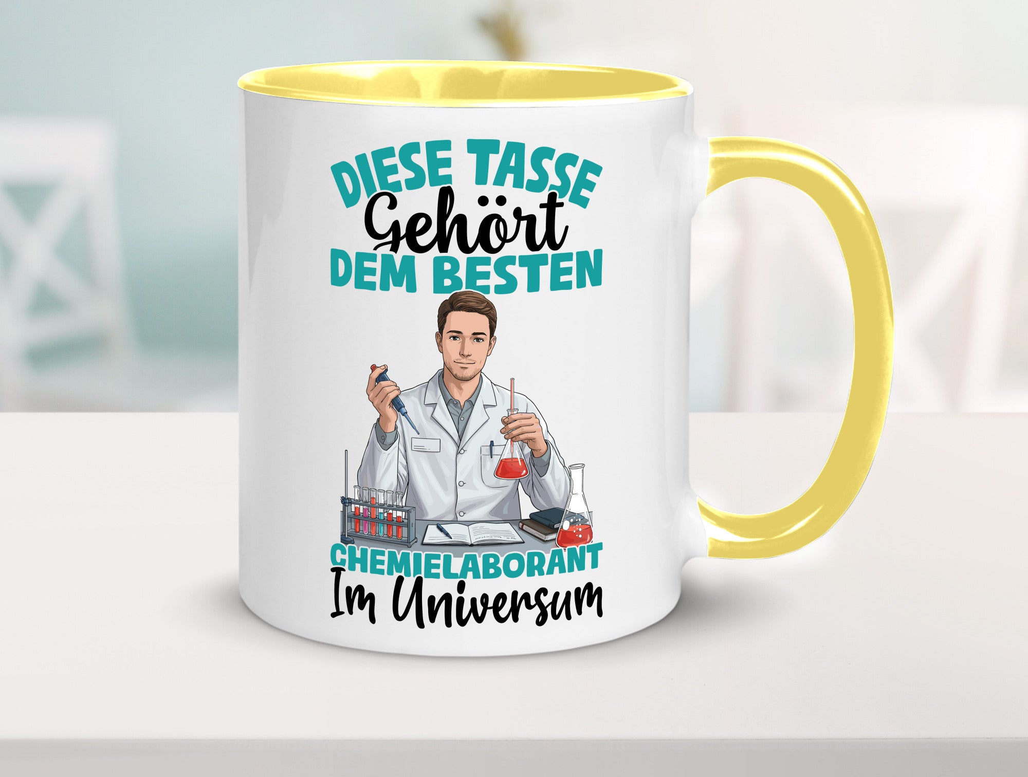 Im Universum: Chemielaborant | Laborant Chemie Humor Geschenkidee Tasse