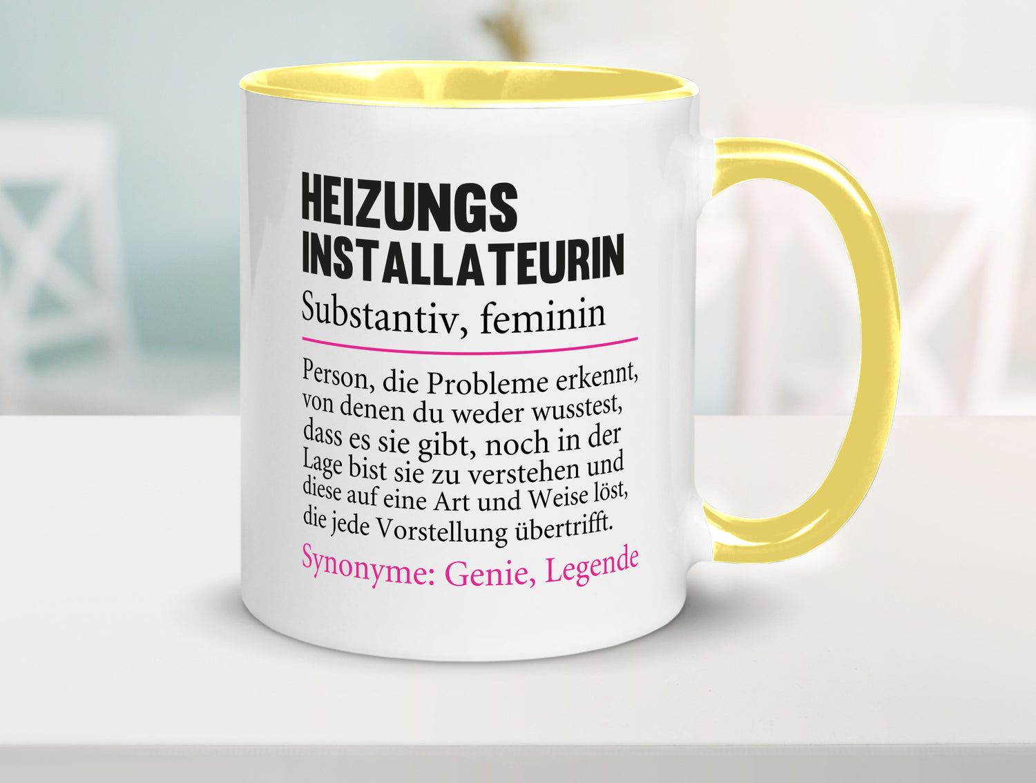 Heizungsinstallateurin | Beruf Spruch Heizung Geschenkidee Arbeit Kollegen Büro