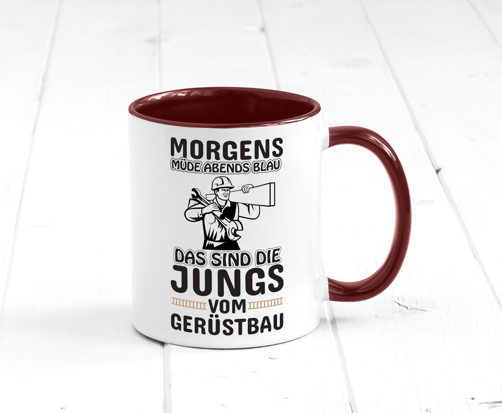 Jungs vom Gerüstbau | Gerüstbauer Tasse Baustelle Geschenk Humor Geschenkidee