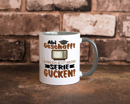 Abi Geschaft | Serie Gucken Bachlor Abitur Geschenk Humor Geschenkidee lustiger