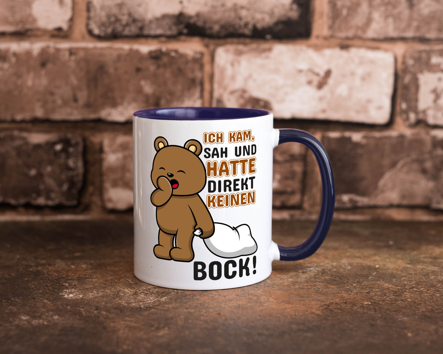 Direkt keinen Bock! | Büro Faultier Morgenmuffel Geschenk Arbeit Kollegen