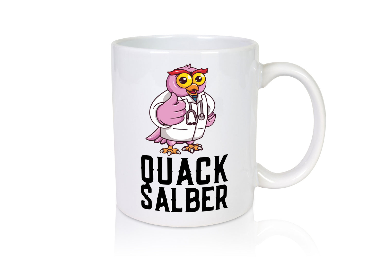 Quacksalber | witzige Ente Comic Arzt Ärztin lustiger Spruch Geschenk Humor
