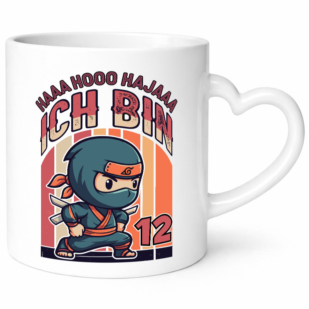 12. Geburtstag | Ninja Junge 12 Jahre Humor Geschenkidee Tasse