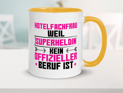 Superheldin Hotelfachfrau | Hotel lustiger Spruch Geschenk Humor Geschenkidee