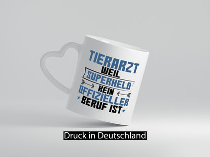 Superheld Tierarzt | Tiermedizin Mediziner Humor Tierliebhaber Geschenkidee