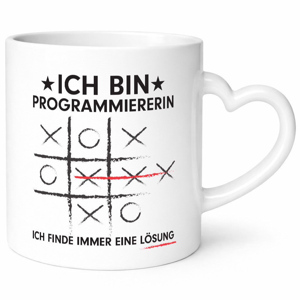 Löse Probleme: Programmiererin | Software Entwickler Humor Geschenkidee Tasse