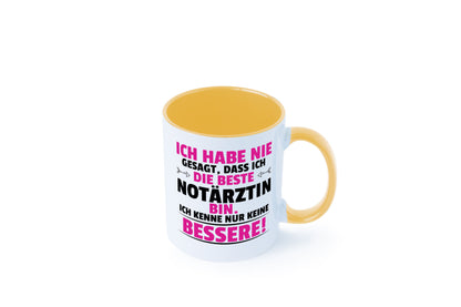 Die Beste Notärztin | Ärztin Humor Geschenkidee Tasse