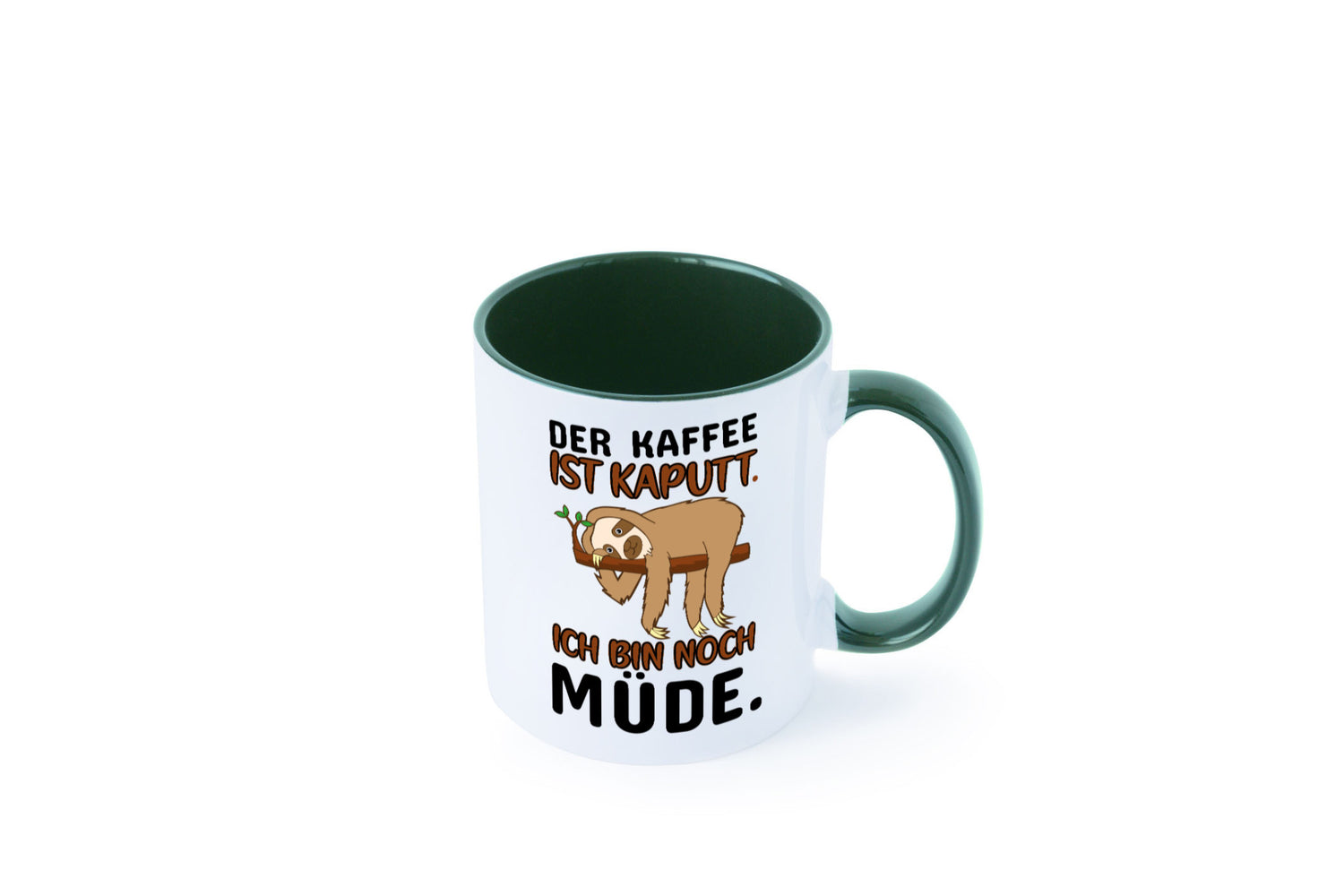 Der Kaffee ist kaputt v2 Geschenk Humor Geschenkidee lustiger Spruch Tasse