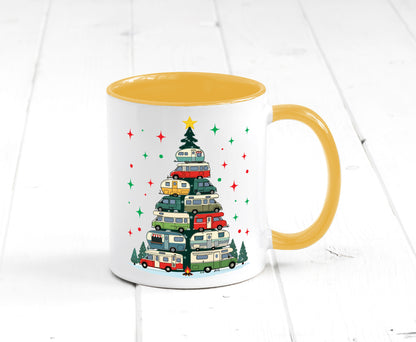 Camper | Camping Weihnachten Fahrzeuge Baumlichter v2 lustig Humor Geschenkidee
