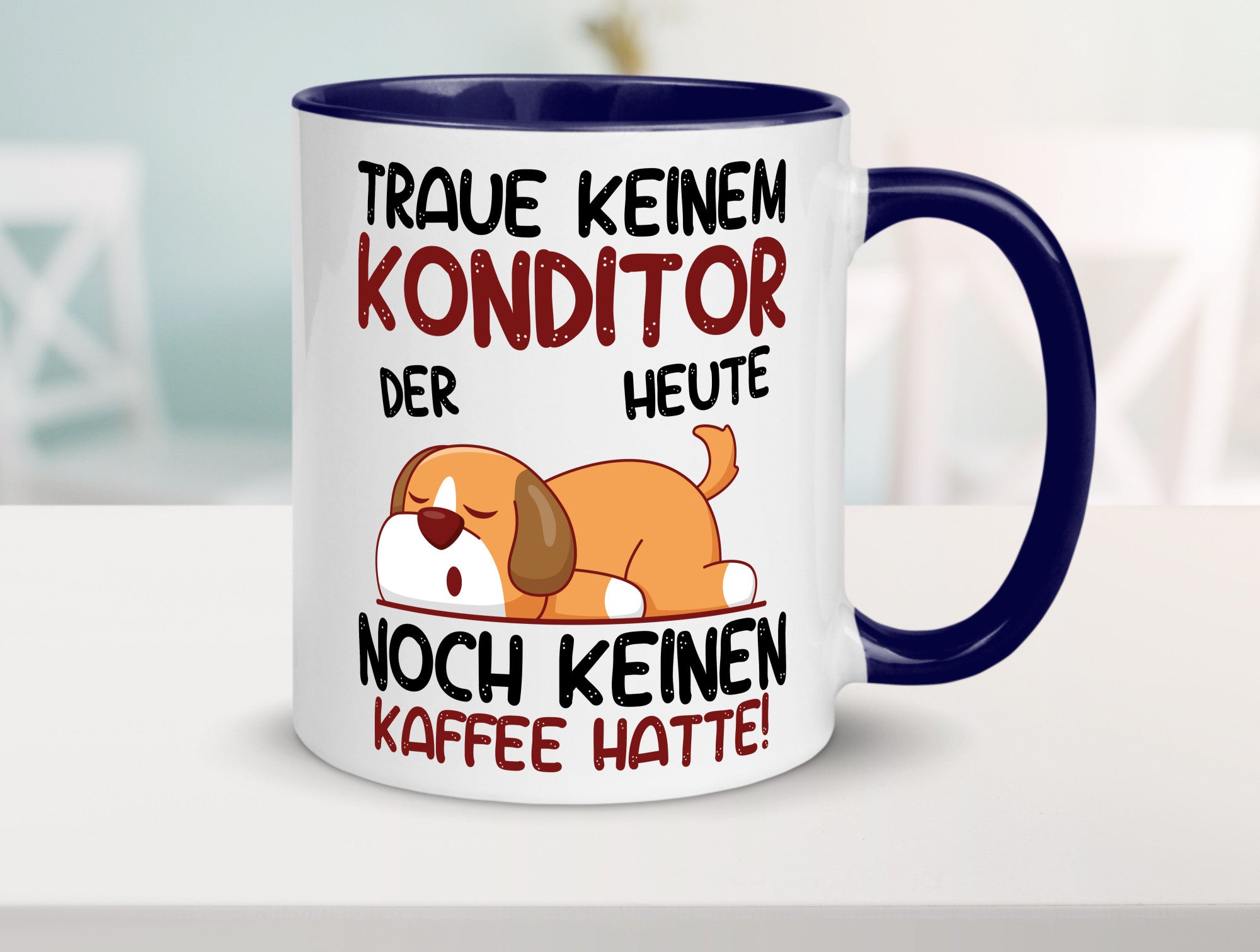 Traue keinem Konditor | Konditorei Humor Geschenkidee Tasse
