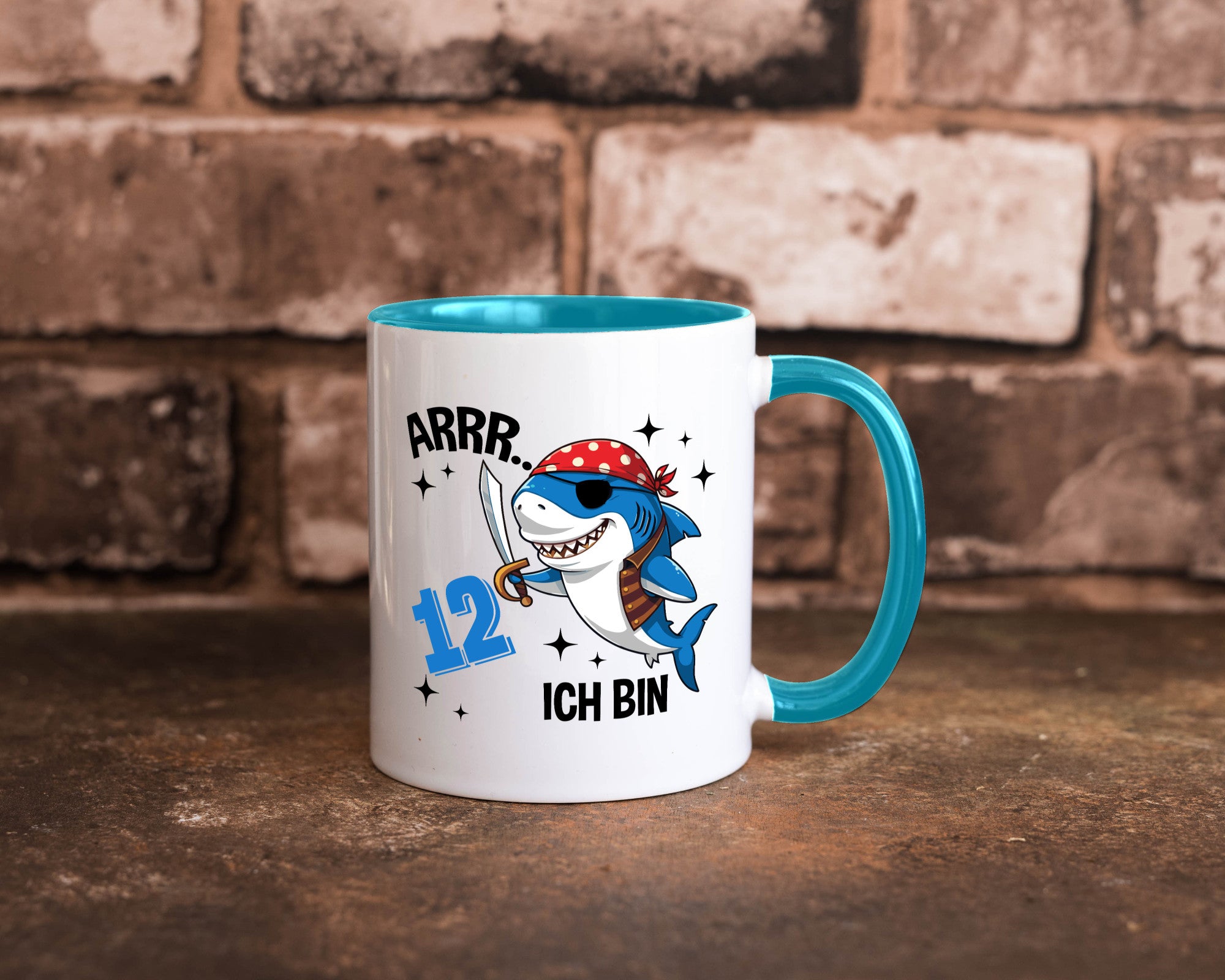 12. Geburtstag | 12 Jahre Arr Pirat Hai Piraten Geschenk Geschenkidee lustiger