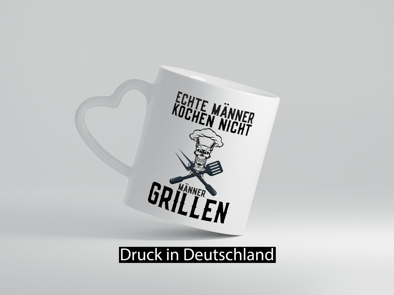 Echte Männer kochen nicht | Grillen Grillmeister lustiger Spruch Geschenk Humor
