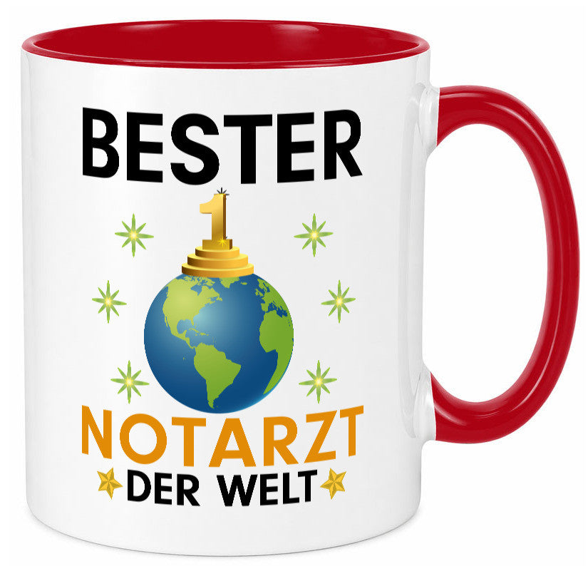 Welt Bester Notarzt | Arzt lustiger Spruch Geschenk Humor Geschenkidee Tasse