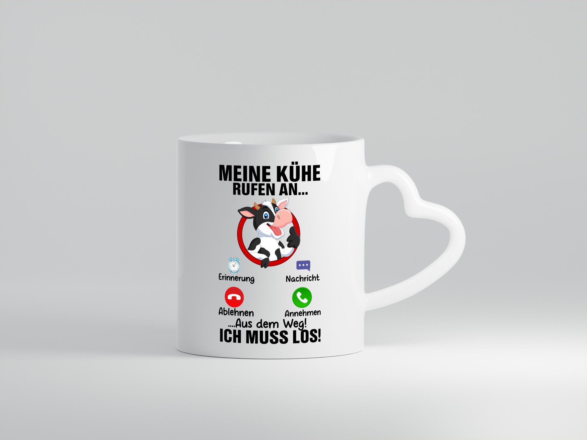 Meine Kühe rufen an | Landwirt Kuh Bauernhof Geschenk Humor Geschenkidee