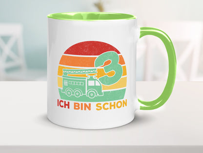 3. geburtstag | Feuerwehrauto 3 Jahre Feuerwehr Geschenk Geschenkidee lustiger