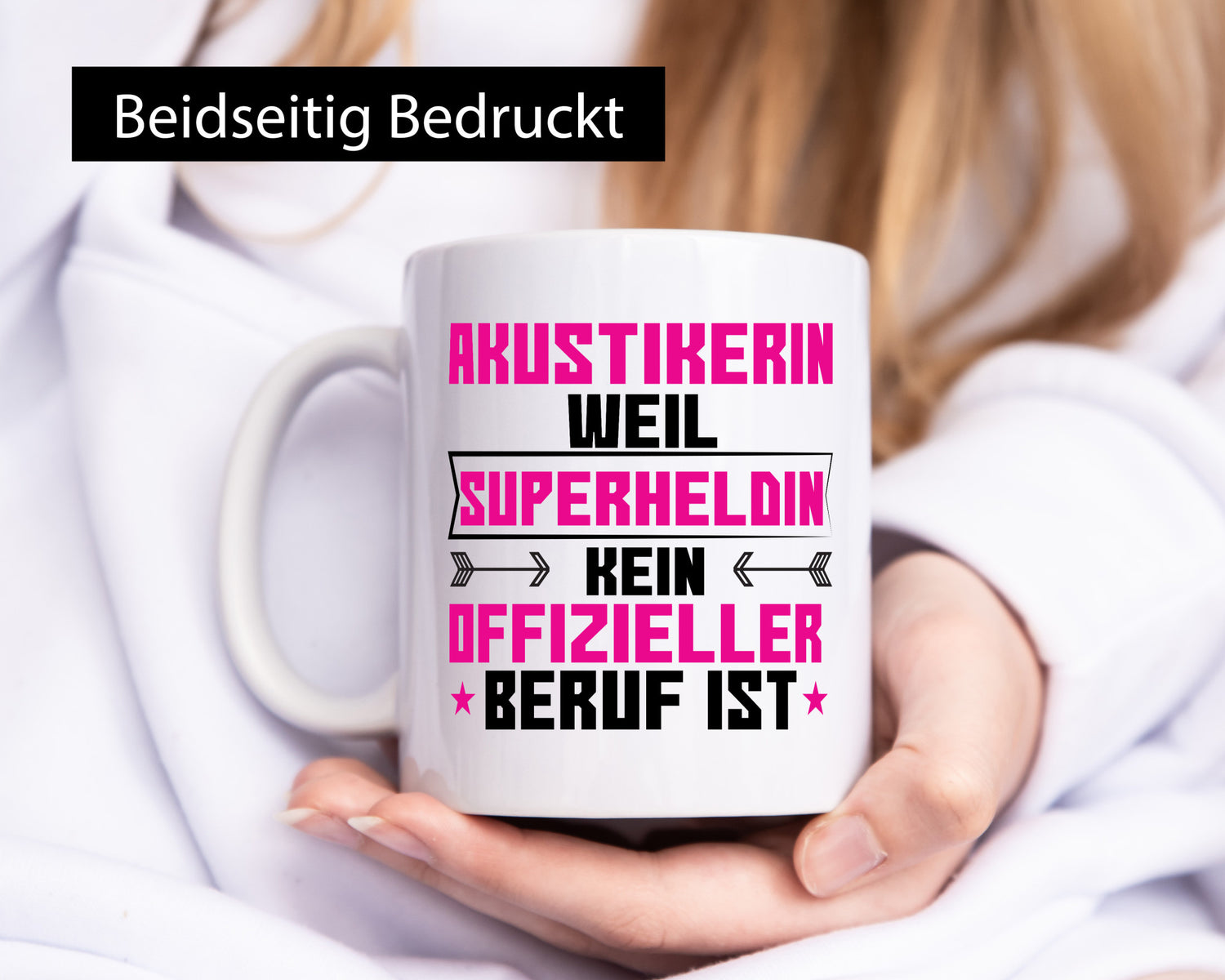 Superheldin Akustikerin | Akustik Hörgeräteakustik Geschenk Humor Geschenkidee