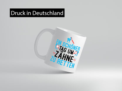 Zähne retten | Zahnarzt Praxis lustiger Spruch Kollege Geschenkidee Arbeit
